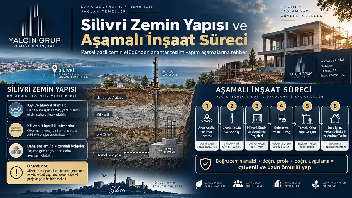 silivri zemin yapısı ve aşamalı inşaat süreci